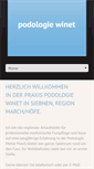 Mobile Screenshot of podologie-winet.ch